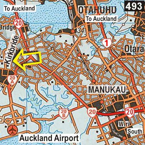 Map - Airport  Skyway Lodge