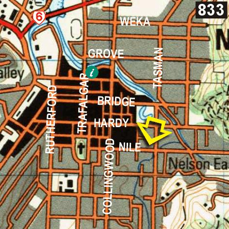 Map - The Prince Albert Backpackers