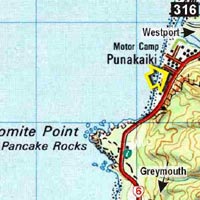 Map - Punakaiki Beach Hostel