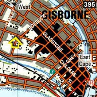 Map - Flying Nun Backpackers