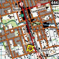 Map - Taranaki Accommodation Lodge