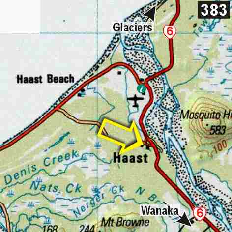 Map - Wilderness Accommodation