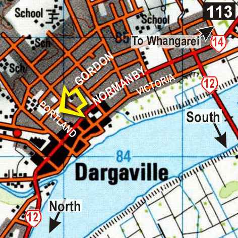 Map - Greenhouse Backpackers