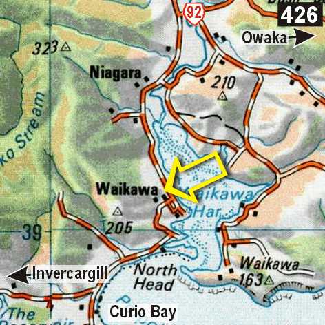 Map - Penguin Paradise Holiday Lodge  