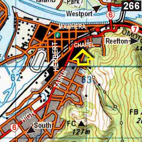 Map - Noahs Ark Backpackers