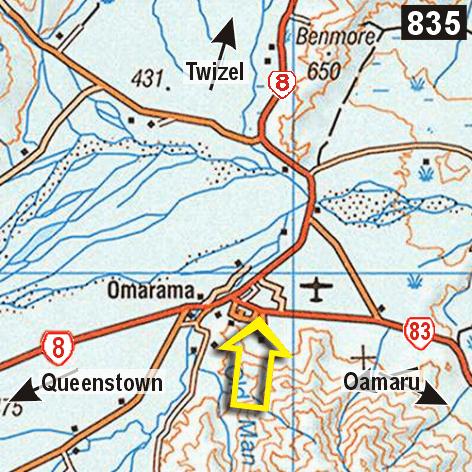 Map - Ahuriri Backpackers